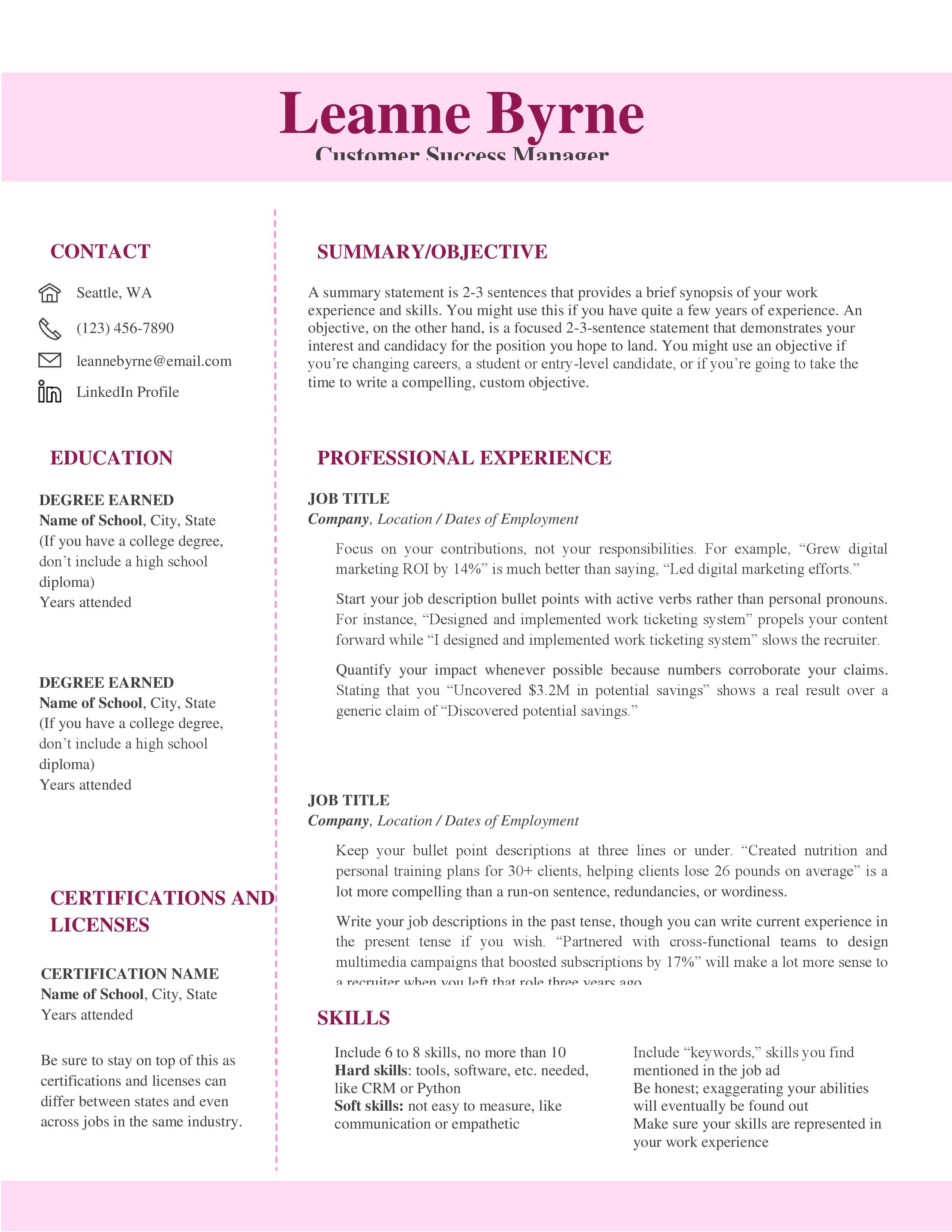 Customer success manager resume template 3.jpg