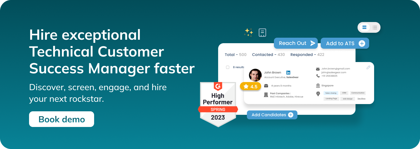 Technical Customer Success Manager