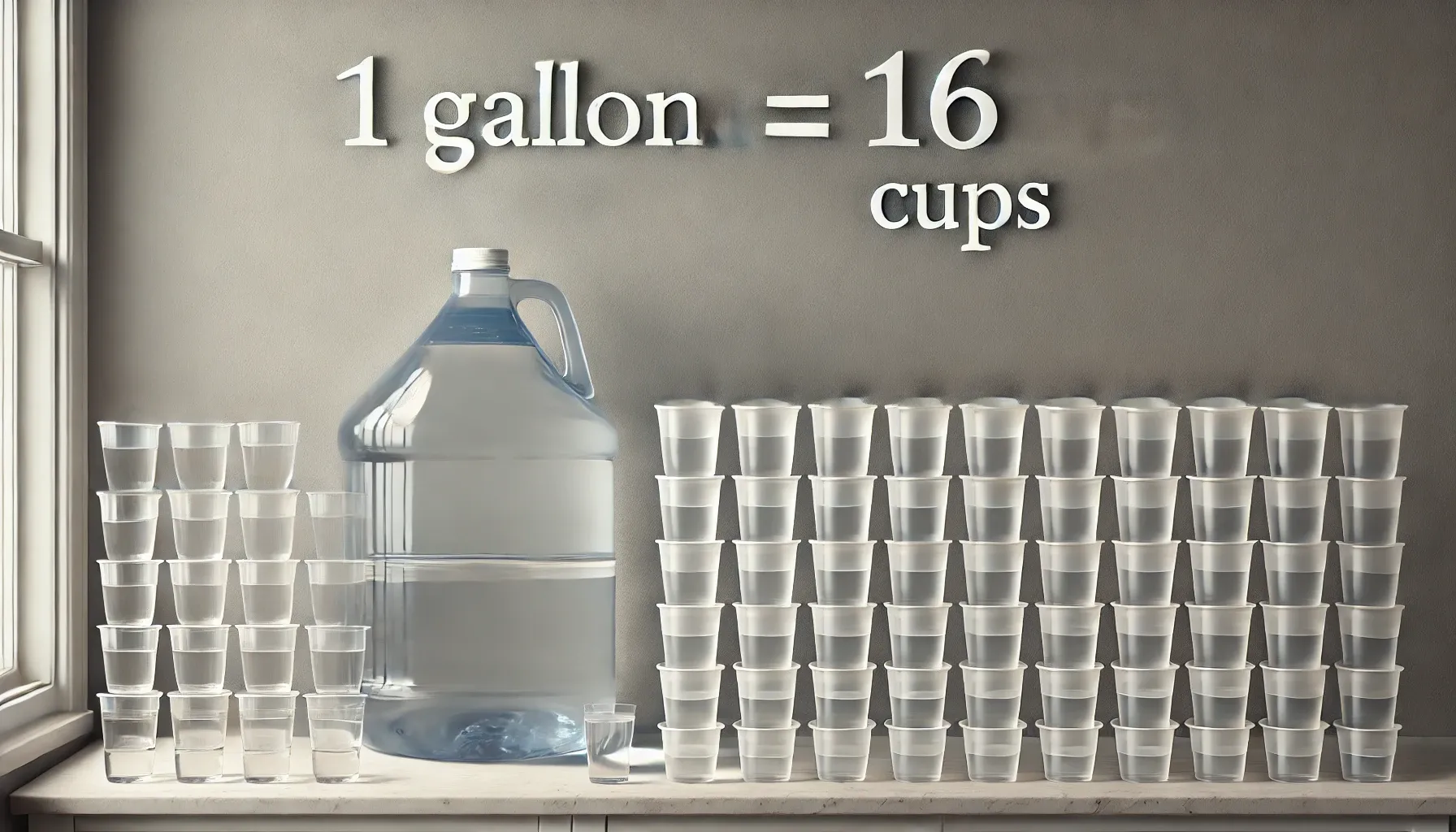 How many Cups in a Gallon + Conversion Chart &amp; Guide | HireQuotient