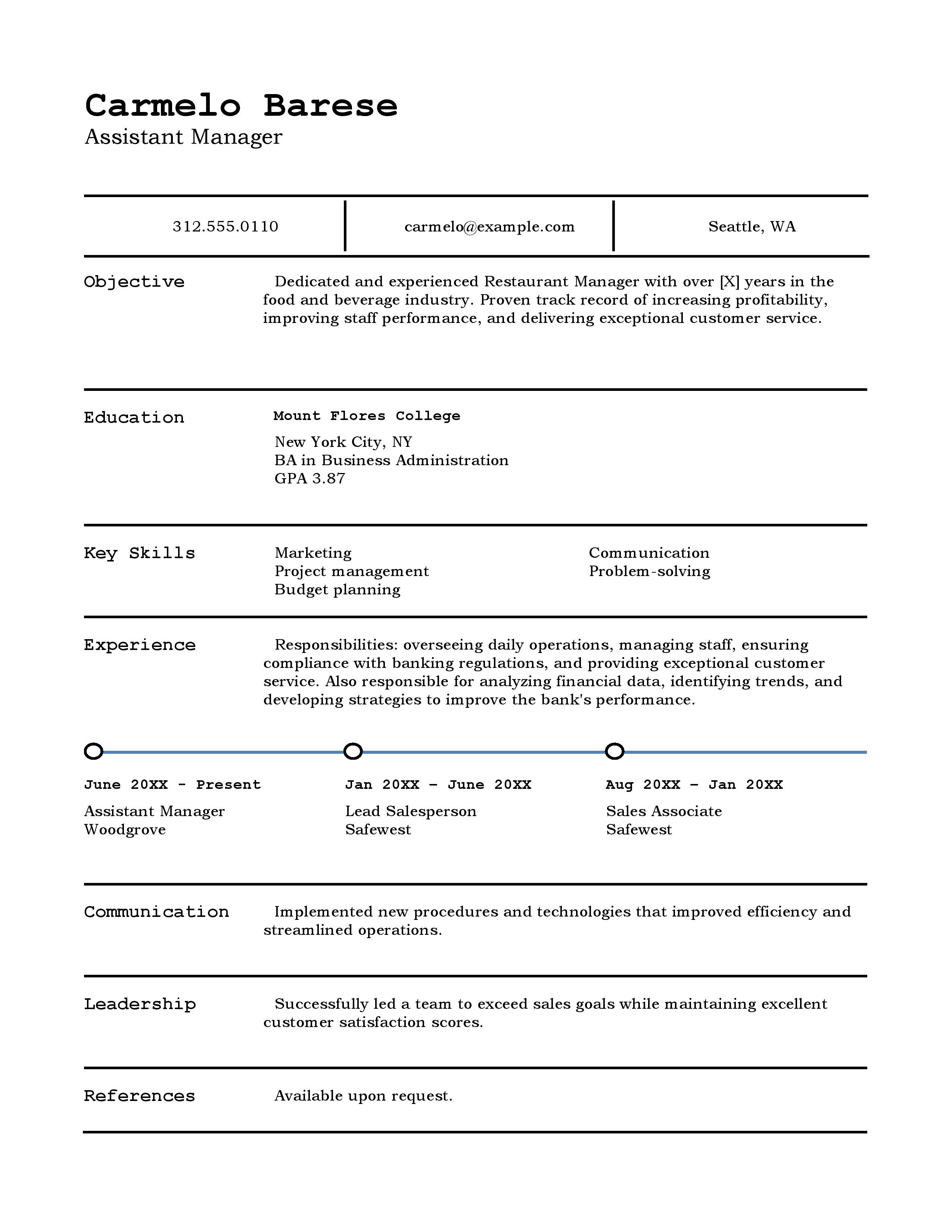 Restaurent Manager resume template 1.jpg