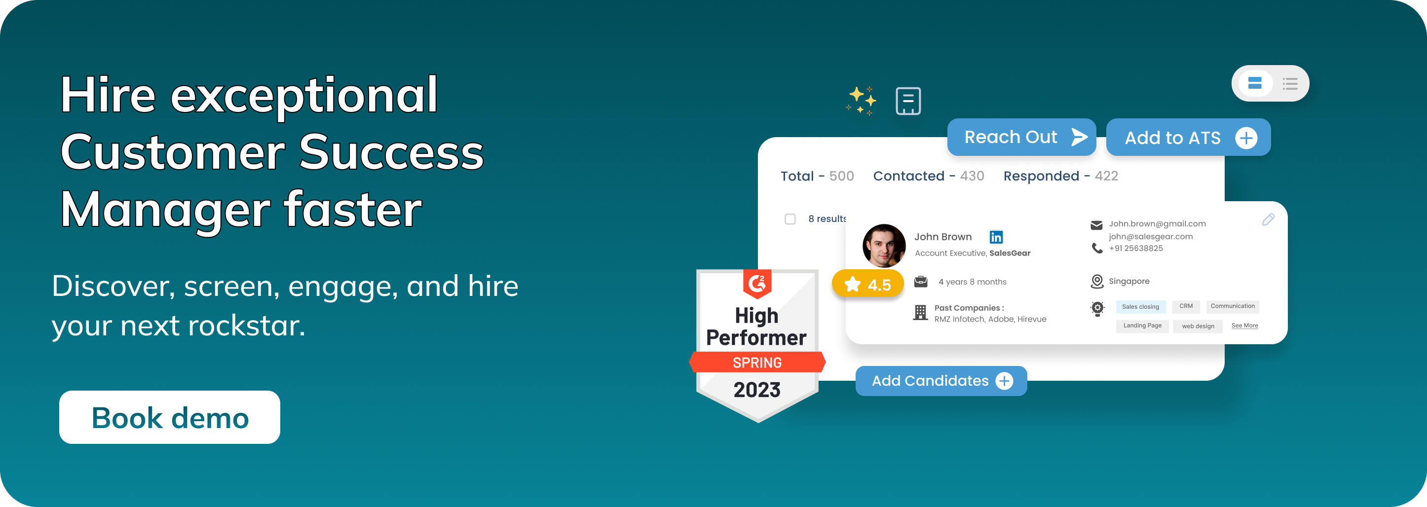 hire Customer Success Manager
