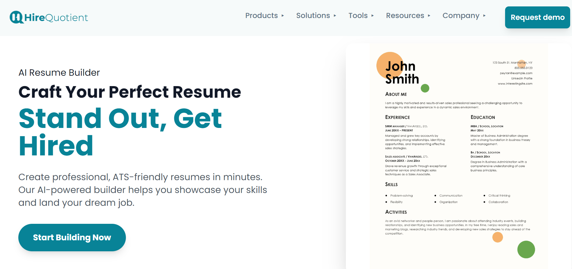 resume builder landing page.png